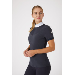 Polo technique Horze Taylor femme Bleu marine Polo technique Horze Taylor femme Bleu marine