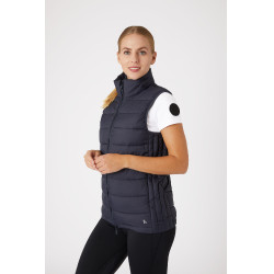 Gilet sans manches matelassé mixte Horze Avery Bleu marine