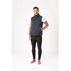 Gilet sans manches matelassé mixte Horze Avery Bleu marine