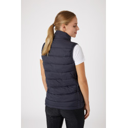 Gilet sans manches matelassé mixte Horze Avery Bleu marine