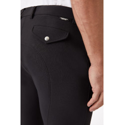 Pantalon à basanes silicone Horze Grand Prix homme Noir Pantalon à basanes silicone Horze Grand Prix homme Noir