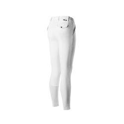 Pantalon à basanes silicone Horze Grand Prix homme Blanc