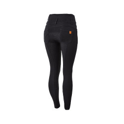 Pantalon d'équitation taille haute Tara silicone fond intégral femme Horze Noir Pantalon d'équitation taille haute Tara silicone fond intégral femme Horze Noir
