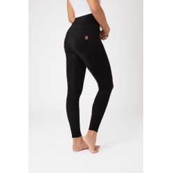 Pantalon d'équitation taille haute Tara silicone fond intégral femme Horze Noir Pantalon d'équitation taille haute Tara silicone fond intégral femme Horze Noir