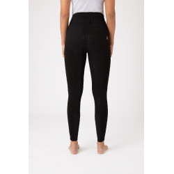 Pantalon d'équitation taille haute Tara silicone fond intégral femme Horze Noir Pantalon d'équitation taille haute Tara silicone fond intégral femme Horze Noir