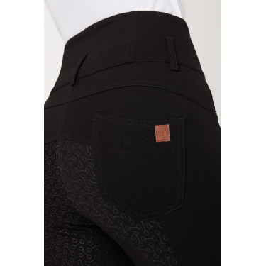 Pantalon d'équitation taille haute Tara silicone fond intégral femme Horze Pantalon d'équitation taille haute Tara silicone fond intégral femme Horze
