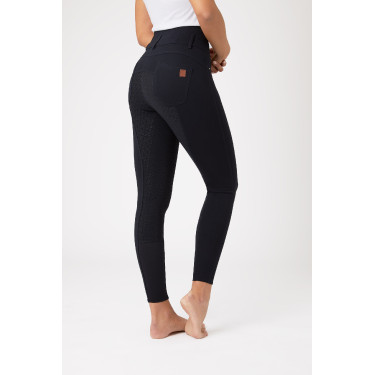 Pantalon d'équitation taille haute Tara silicone fond intégral femme Horze Pantalon d'équitation taille haute Tara silicone fond intégral femme Horze