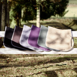 Tapis de selle de dressage Adepto Horze Marron foncé
