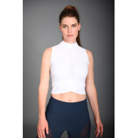 Crop top de compétition Euro-Star Flying Fearless Blanc