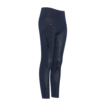 Legging d'équitation Easy Rider Dietse FullGrip enfant Bleu marine