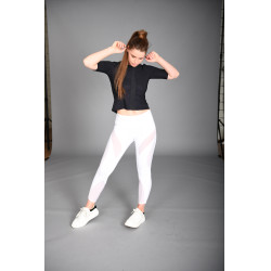 Legging d'equitation Euro-Star Flying Figure FullGrip Blanc Legging d'equitation Euro-Star Flying Figure FullGrip Blanc