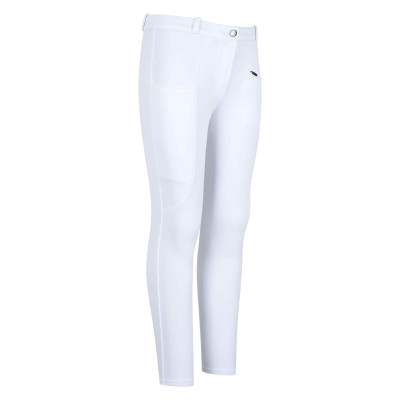 Pantalon d'équitation Kids Easy Rider Joy FullGrip Blanc