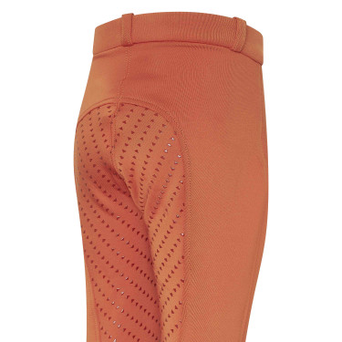 Pantalon d'équitation Kids Easy Rider Joy FullGrip Cinabre foncé Orange