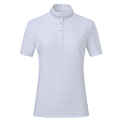Polo de concours Euro-Star Estrella Blanc optique