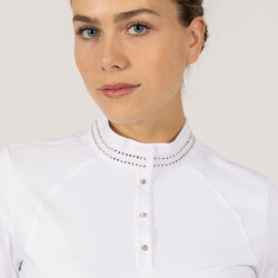 Polo de concours Euro-Star Estrella Blanc optique