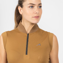 Top Euro-Star Ramona sans manches Sépia Marron