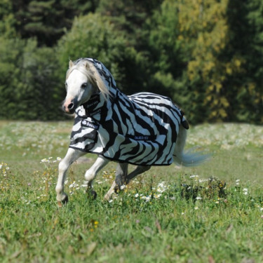 Couverture anti-mouches Bucas Buzz-Off Zebra Full Neck Couverture anti-mouches Bucas Buzz-Off Zebra Full Neck