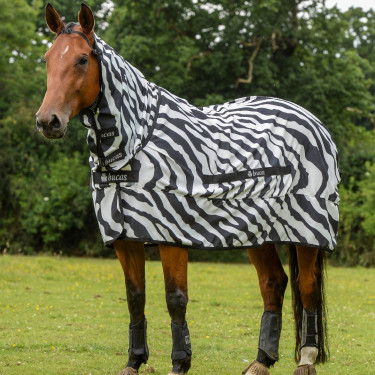 Couverture anti-mouches Bucas Sweet-itch Zebra Couverture anti-mouches Bucas Sweet-itch Zebra