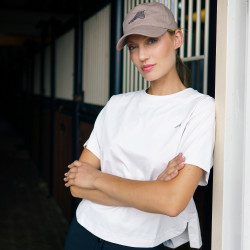 T-shirt en tech Euro-Star Simona Ivoire Beige T-shirt en tech Euro-Star Simona Ivoire Beige