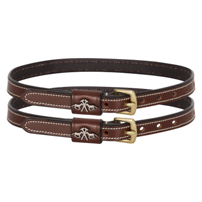 Lanières d'éperons HV Polo Legacy Marron