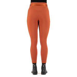 Pantalon d'équitation Euro-Star Athletic Luxe FullGrip Cinabre foncé Orange