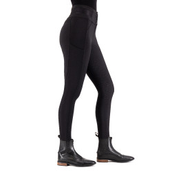 Pantalon d'équitation Euro-Star Athletic Luxe FullGrip Noir