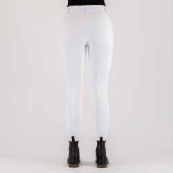 Pantalon d'équitation Euro-Star Empressive FullGrip Blanc