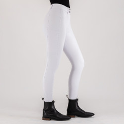 Pantalon d'équitation Euro-Star Empressive FullGrip Blanc