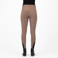 Pantalon d'équitation Imperial Riding Suzy FullGrip Macchiato Marron Pantalon d'équitation Imperial Riding Suzy FullGrip Macchiato Marron