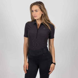 Polo en tech HV Polo 4-Ever Noir