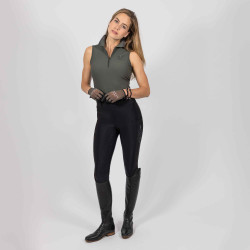 Polo en tech sans manche HV Polo 4-Ever Prairie Vert