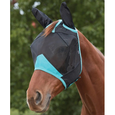 Masque anti-mouches Weatherbeeta ComFiTec Deluxe Fine Mesh avec oreilles Masque anti-mouches Weatherbeeta ComFiTec Deluxe Fine Mesh avec oreilles