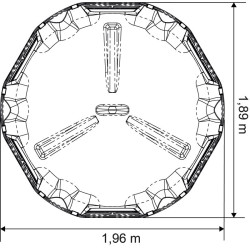 Râtelier hexagonal RPE moyen modèle La Gée