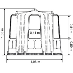 Râtelier hexagonal RPE moyen modèle La Gée