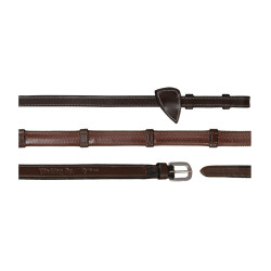 Rênes Caoutchouc 1/2 Avec 7 Arretoirs Dy'on Marron Rênes Caoutchouc 1/2 Avec 7 Arretoirs Dy'on Marron