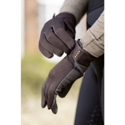 Gants Basil Softshell HKM Marron foncé Gants Basil Softshell HKM Marron foncé