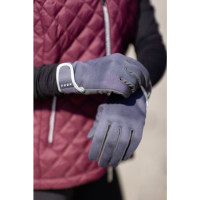 Gants Basil Softshell HKM Gris foncé