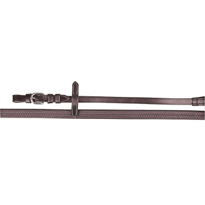 Rêne avec caoutchouc HKM Marron