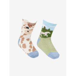 Chaussettes Mini LeMieux personnage 2 paires