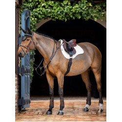 Tapis amortisseur LeMieux mixte square ProSorb 2 Poches Blanc