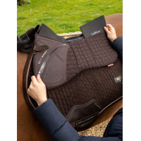 Amortisseur à cales LeMieux Quilted ProSorb 3 Poches Marron Amortisseur à cales LeMieux Quilted ProSorb 3 Poches Marron