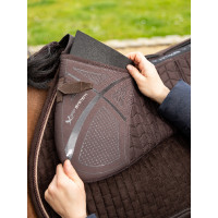 Amortisseur à cales LeMieux Quilted ProSorb 3 Poches Noir Amortisseur à cales LeMieux Quilted ProSorb 3 Poches Noir