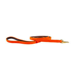 Laisse pour chien Plaited Nylon 120 cm Kentucky Orange