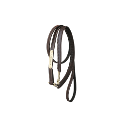 Longe et chaine de Présentation en cuir Kentucky Marron Longe et chaine de Présentation en cuir Kentucky Marron
