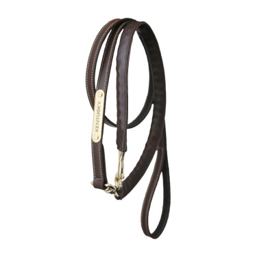 Longe et chaine de Présentation en cuir Kentucky Marron