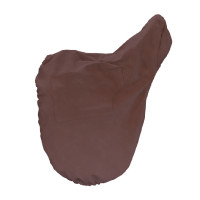 Housse de Selle avec plaque en or Kentucky Marron