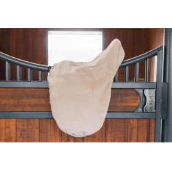 Housse de Selle avec plaque en or Kentucky Beige
