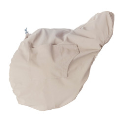 Housse de Selle avec plaque en or Kentucky Beige Housse de Selle avec plaque en or Kentucky Beige