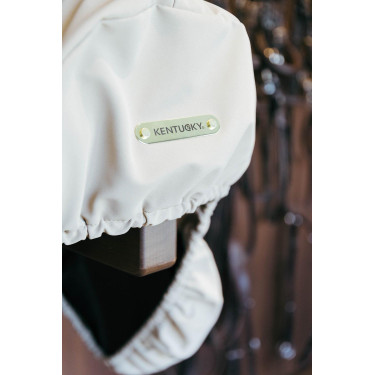 Housse de Selle avec plaque en or Kentucky Beige Housse de Selle avec plaque en or Kentucky Beige