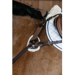 Collier de chasse 5 points avec élastiques New English Collection Marron